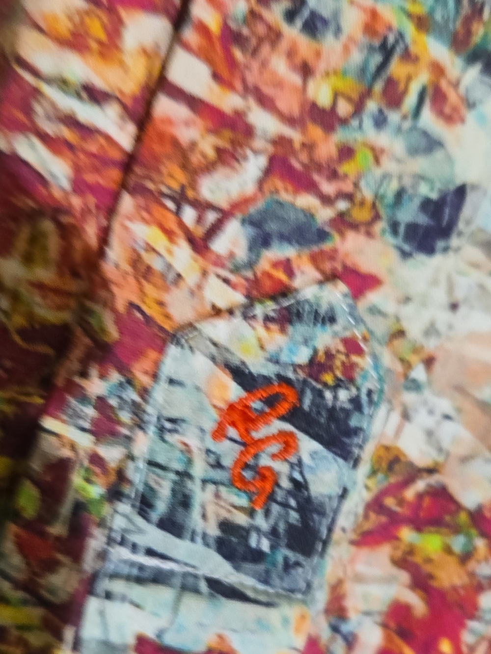 Robert Graham Multi-Color Abstract Print Button-Down Shirt - Picture 6 of 7